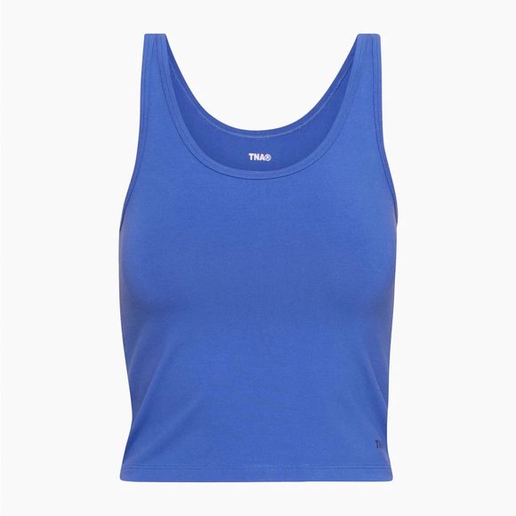 TNA Tops - Aritzia TNA Hold-it Bergman Tank in Jazz Blue - Size Small - EUC